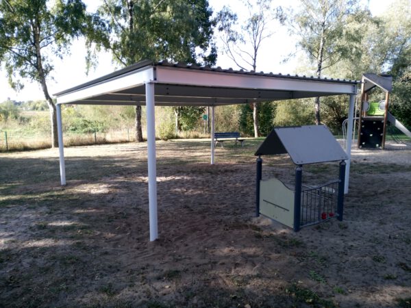 Modell Sonnenschutz Kita Empede – Bild 2